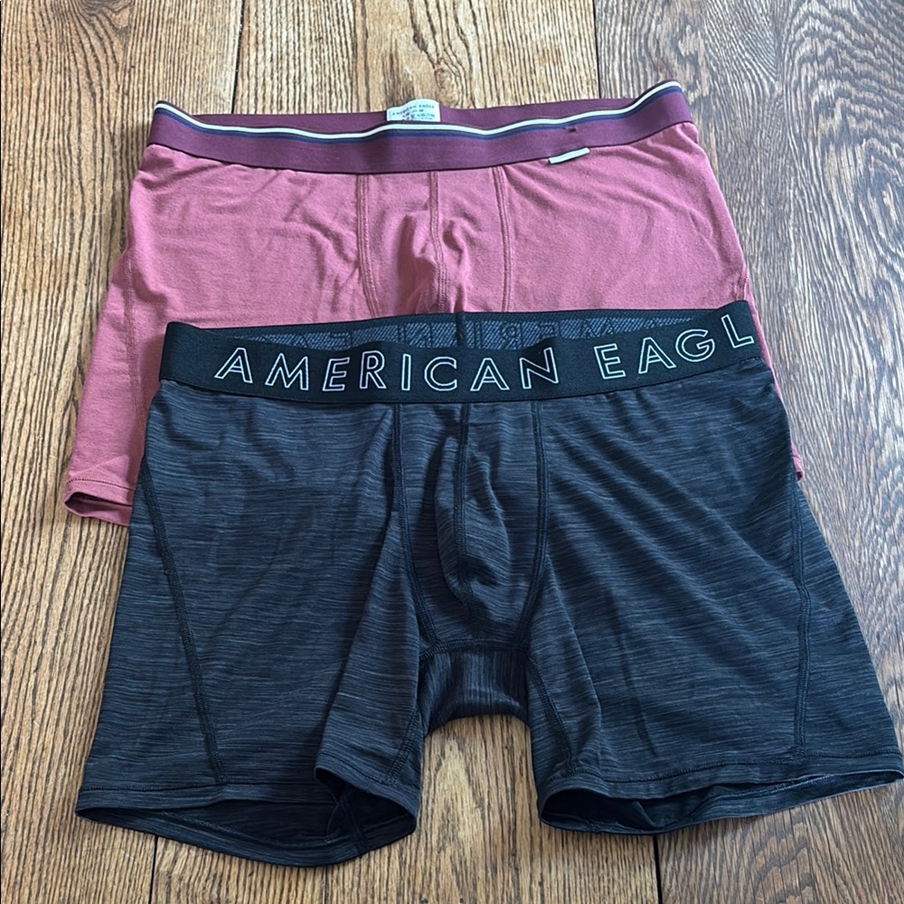 Bundle: 2 Pairs American Eagle Outfitters Men's Boxer Briefs